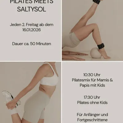 Pilates in der Salzgrotte