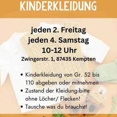 Kinderkleidertausch im Piepmatz Kempten