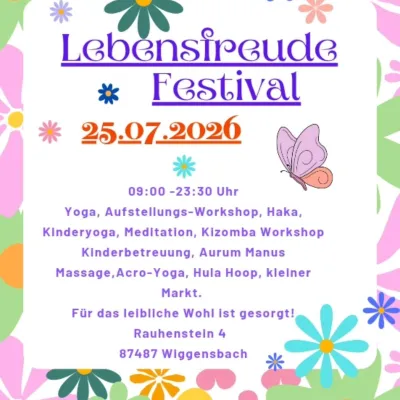 Lebensfreude Festival in Wiggensbach