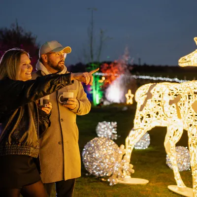 Lichterzauber im Das Weitblick Allgäu