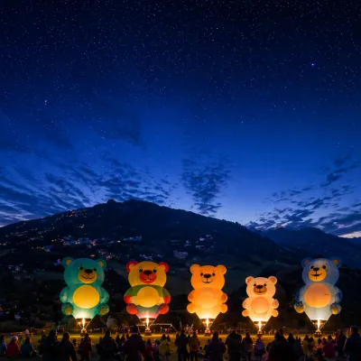 Allgäuer Lichterzauber - Ballonglühen in Bärenweiler