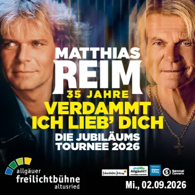 Matthias Reim auf der Freilichtbühne Altusried
