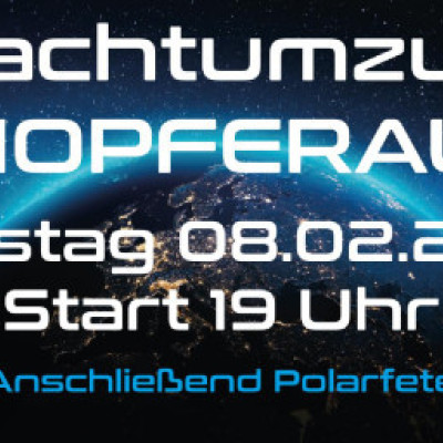 Nachtumzug in Hopferau mit Polarfete