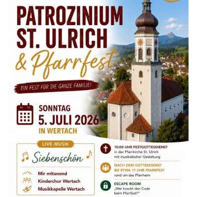 Patrozinium St. Ulrich und Pfarrfest in Wertach