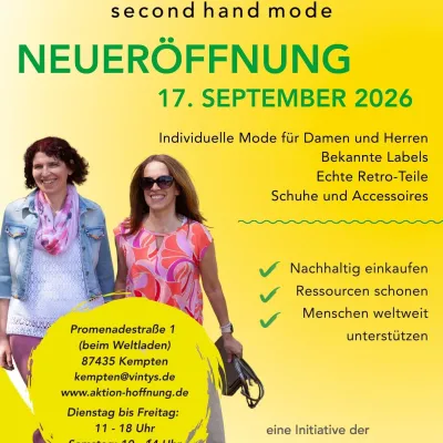 Neueröffnung von VINTY'S in Kempten