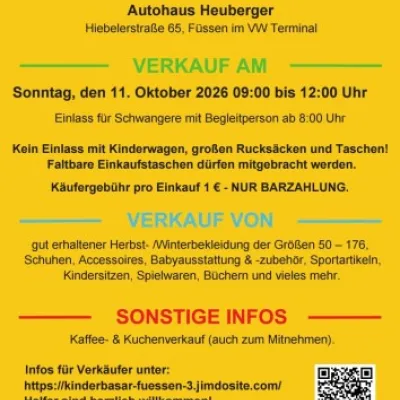 Kinderbasar in Füssen