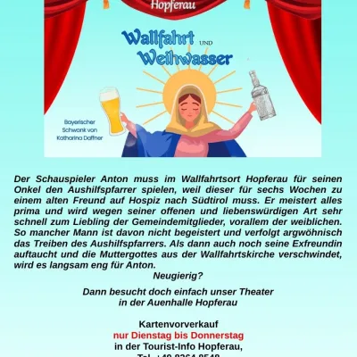 Wallfahrt und Weihwasser in der Auenhalle Hopferau
