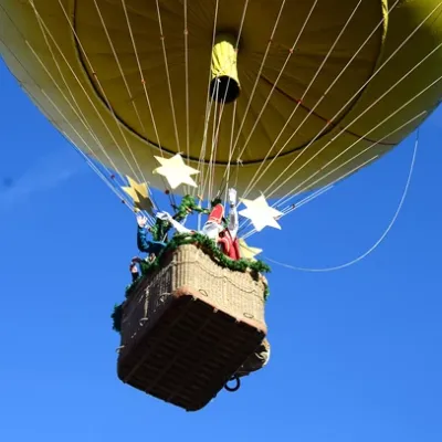 Nikolaus-Ballonstart in Sonthofen