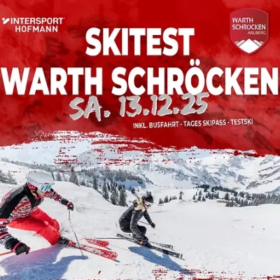 Skitesttag mit Après-Ski-Party in Warth