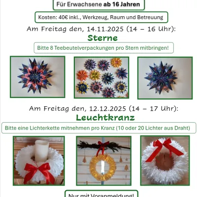 Umweltfreundliches Basteln im Kempodium