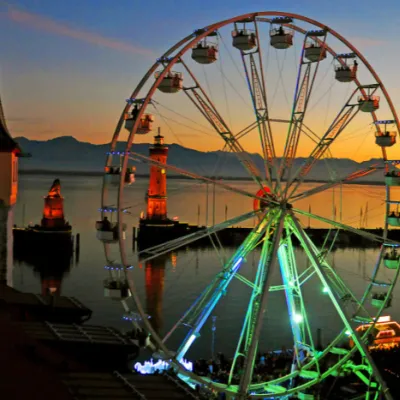 Lindauer Jahrmarkt auf der Insel Lindau