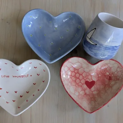 Keramik bemalen in Nesselwang