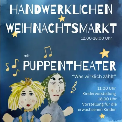 Weihnachtsmarkt in Blaichach mit Puppentheater