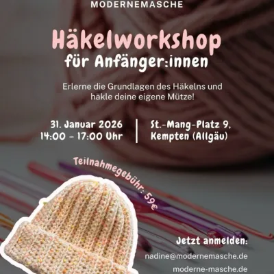 Häkelworkshop für Anfänger:innen in Kempten