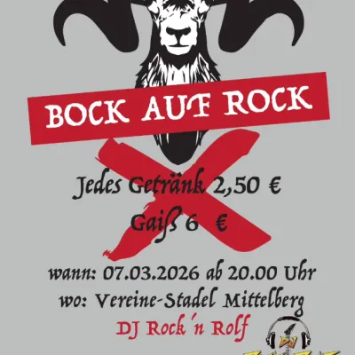 Bock auf Rock im Vereine-Stadel Mittelberg