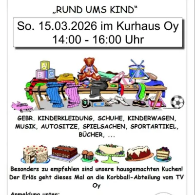 Flohmarkt Rund ums Kind im Kurhaus Oy