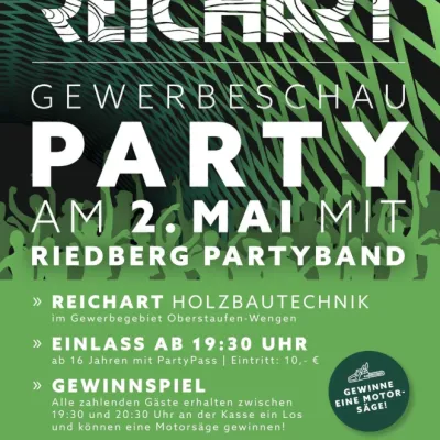 Gewerbeschau Party bei Reichart Holzbautechnik
