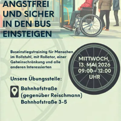 Angstfrei und sicher in den Bus einsteigen in Kempten