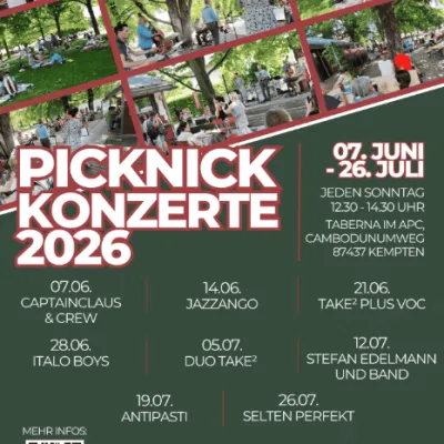 Picknick Konzerte am APC in Kempten
