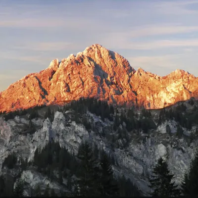 Alpenglühen - Tour mit Ausklang am Waldfestabend