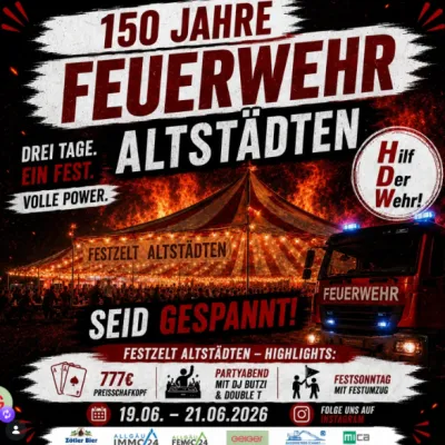 150 Jahre Feuerwehr Altstädten