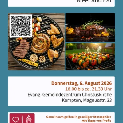 Grillabend für Männer in der Christuskirche Kempten