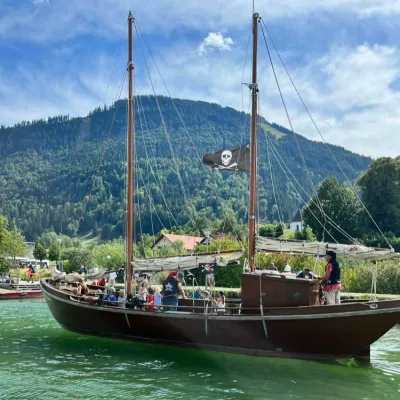 Seeräuberfahrt auf dem Großen Alpsee
