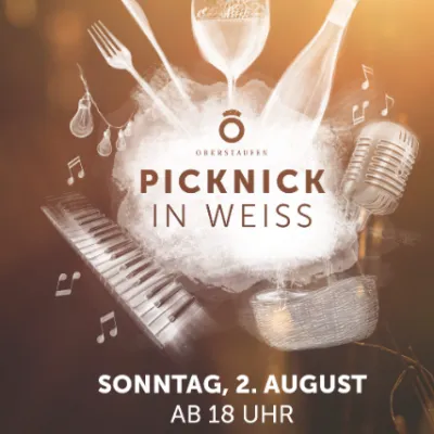 Picknick in Weiß in Oberstaufen