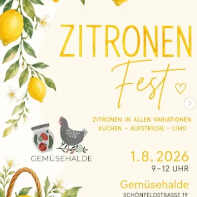 Zitronenfest in der Gemüsehalde Memmingen