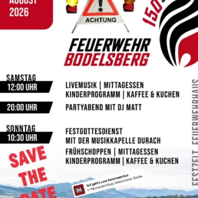 150 Jahre Feuerwehr Bodelsberg
