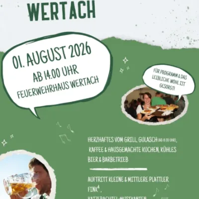 Dorffest am Feuerwehrhaus Wertach