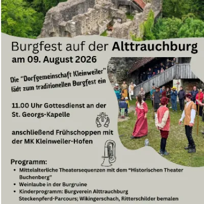 Burgfest auf der Alttrauchburg in Kleinweiler