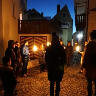 Fackelführung: Im Dunkeln munkeln in Mindelheim