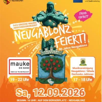 Neugablonz feiert auf dem Bürgerplatz