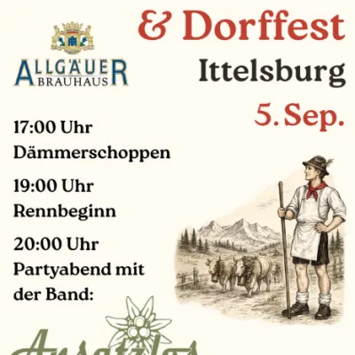 Schnitthahnenrennen & Dorffest in Ittelsburg