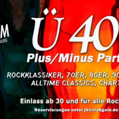 40 Plus Minus Party im Turm
