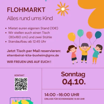 Flohmarkt "Alles rund ums Kind" in Buxheim