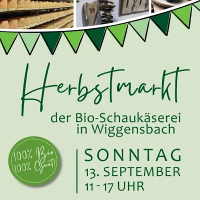 Herbstmarkt in der Bio-Schaukäserei Wiggensbach