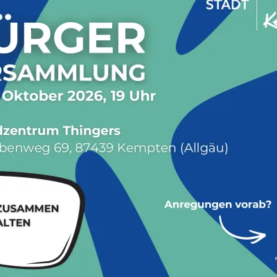 Bürgerversammlung im Jugendzentrum Thingers