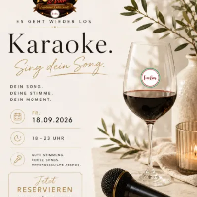 Karaoke in der EnoBar in Durach