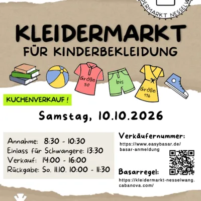Kleidermarkt für Kinderbekleidung in Nesselwang