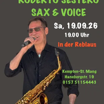 Roberto Sestero in der Reblaus in Kempten