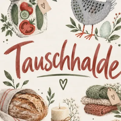 Tauschhalde in der Gemüsehalde Memmingen