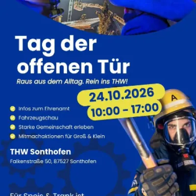 Tag der offenen Tür beim THW Sonthofen