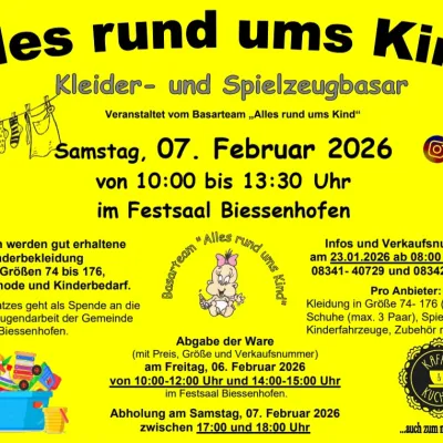 Kinder- und Spielzeugbasar im Festsaal Bissenhofen