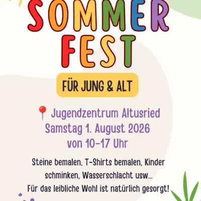 Sommerfest im JUZE Altusried