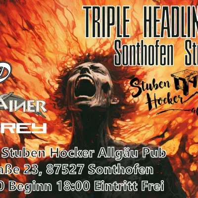Triple Headliner Tour im StubenHocker Sonthofen