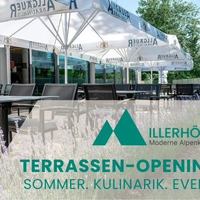 Terrassen-Opening Restaurant Illerhöhe Kempten