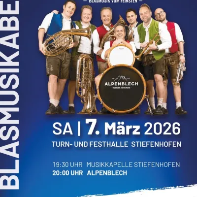 Blasmusikabend mit Alpenblech in Stiefenhofen