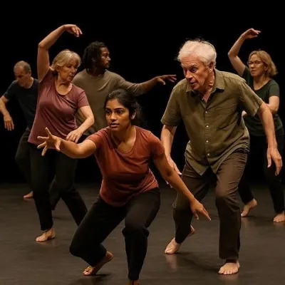 Tanzimprovisation in der Ev. Kirche Wittwais in Wangen